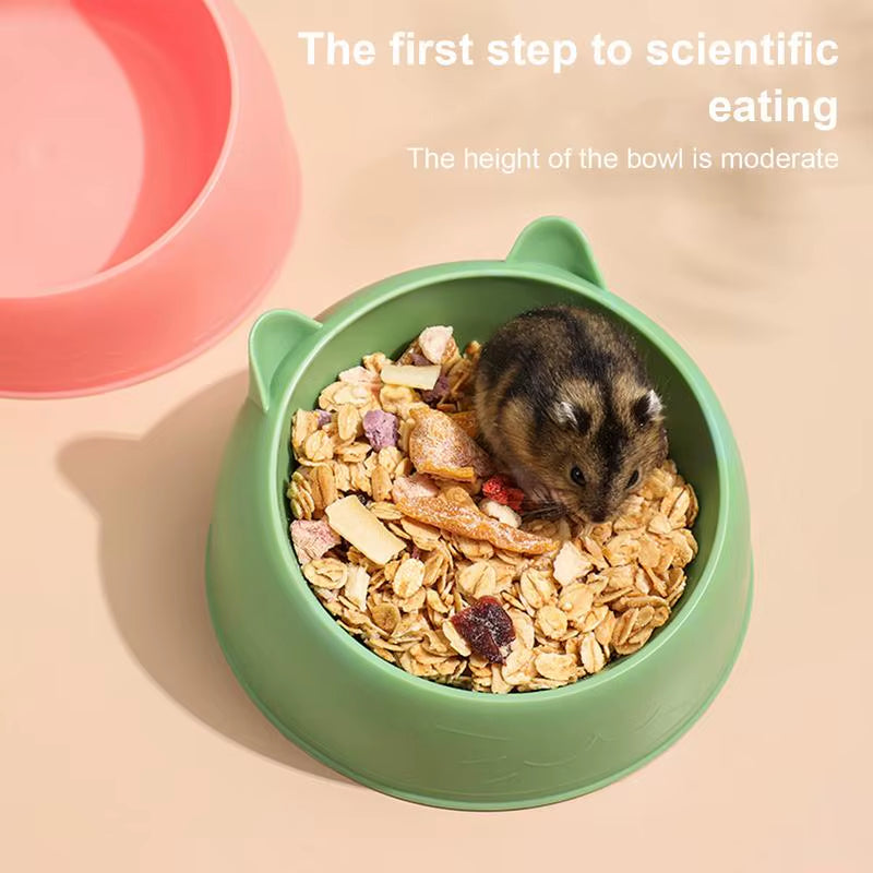 Hamster Feeding Bowl Hamster Food Water Bowl for Rabbit Guinea Pig Small Pets Feeder Dish Pet Food Bowl Supplies