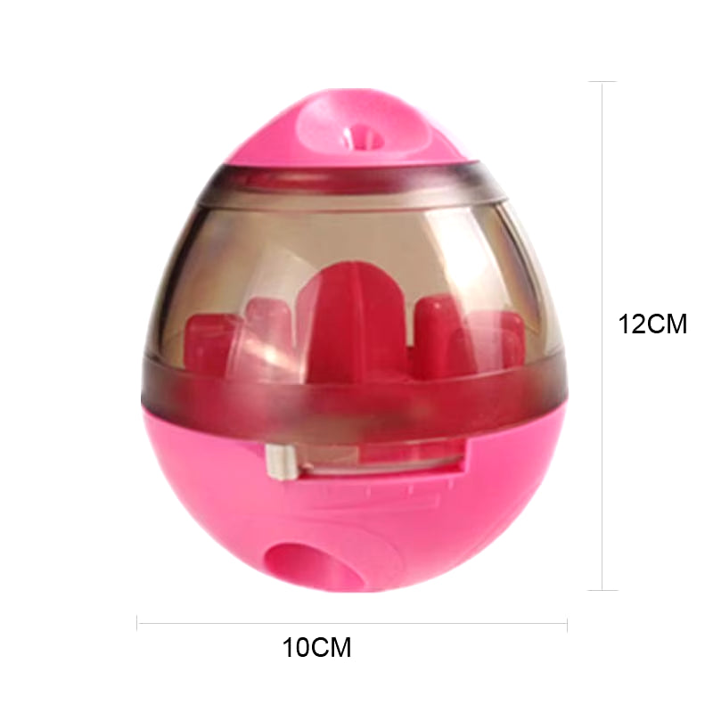 Interactive Dog Cat Food Treat Ball Bowl Toy Funny Pet Shaking Leakage Food Container Puppy Cat Slow Feed Pet Tumbler Toy