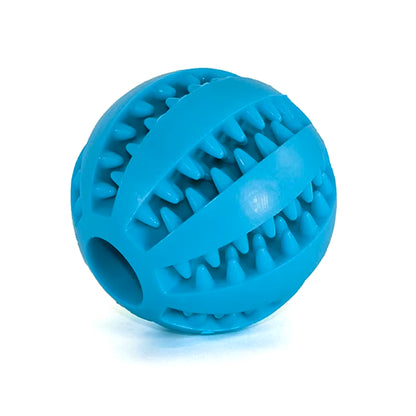 Pet Dog Toy Interactive Rubber Balls for Small Large Dogs Puppy Cat Chewing Toys Pet Tooth Cleaning Indestructible Dog Food Ball