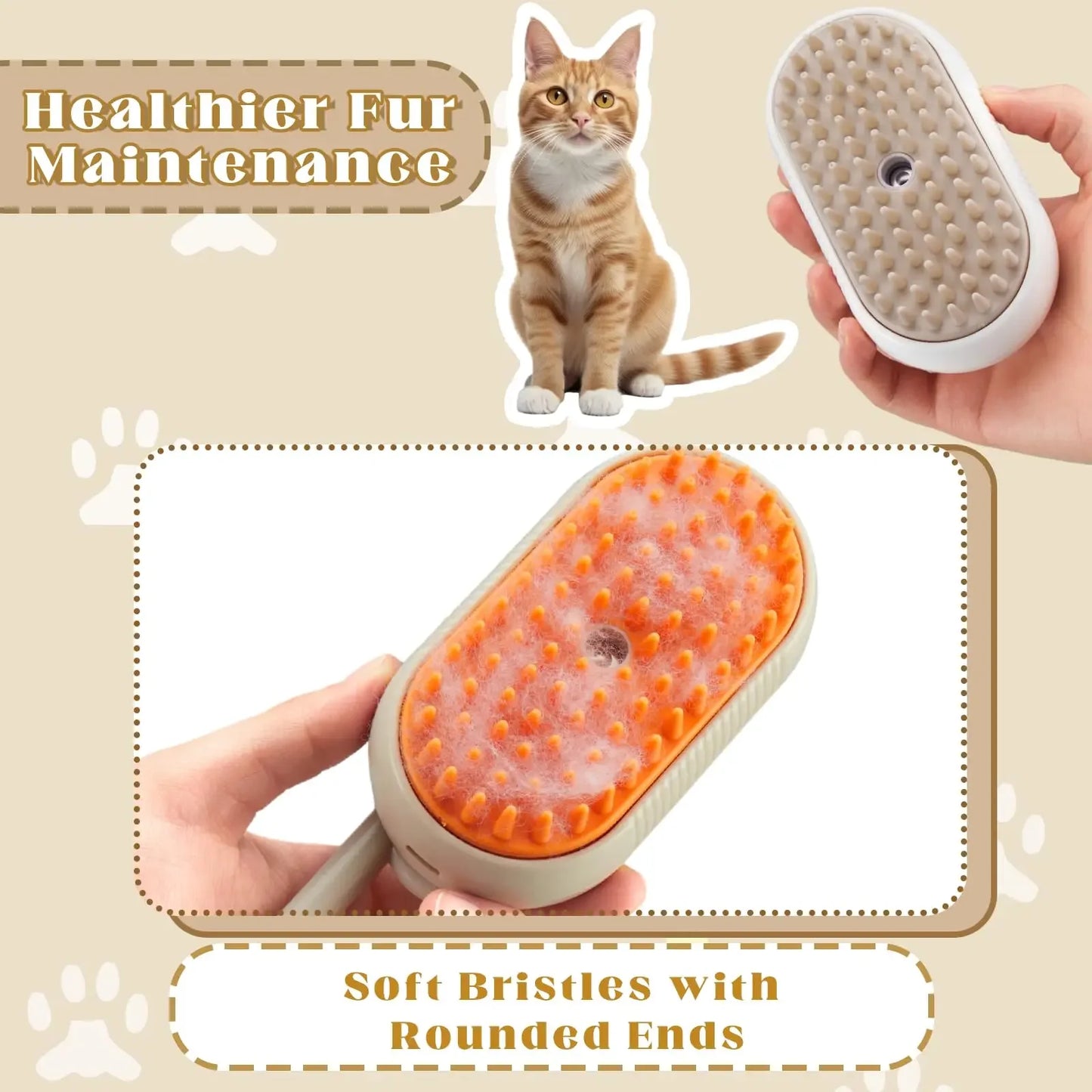 Pet Steam Brush