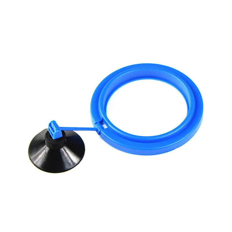 Portable Aquarium Fish Feeding Ring with Suction Cups - Ideal Aquatic Animal Feeder for Fish Tanks